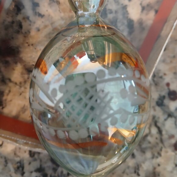 Hand Blown Vintage Egyptian Glass Christmas Ornaments - Picture 2 of 3